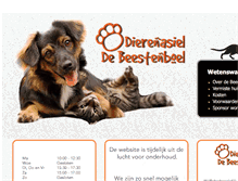 Tablet Screenshot of dierenasieldebeestenboel.nl